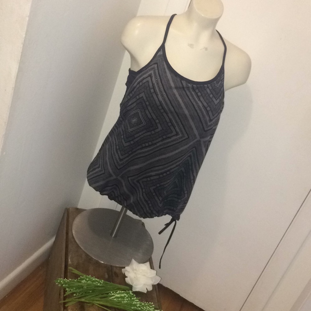 Fabletics gray athletic tank with attached bra